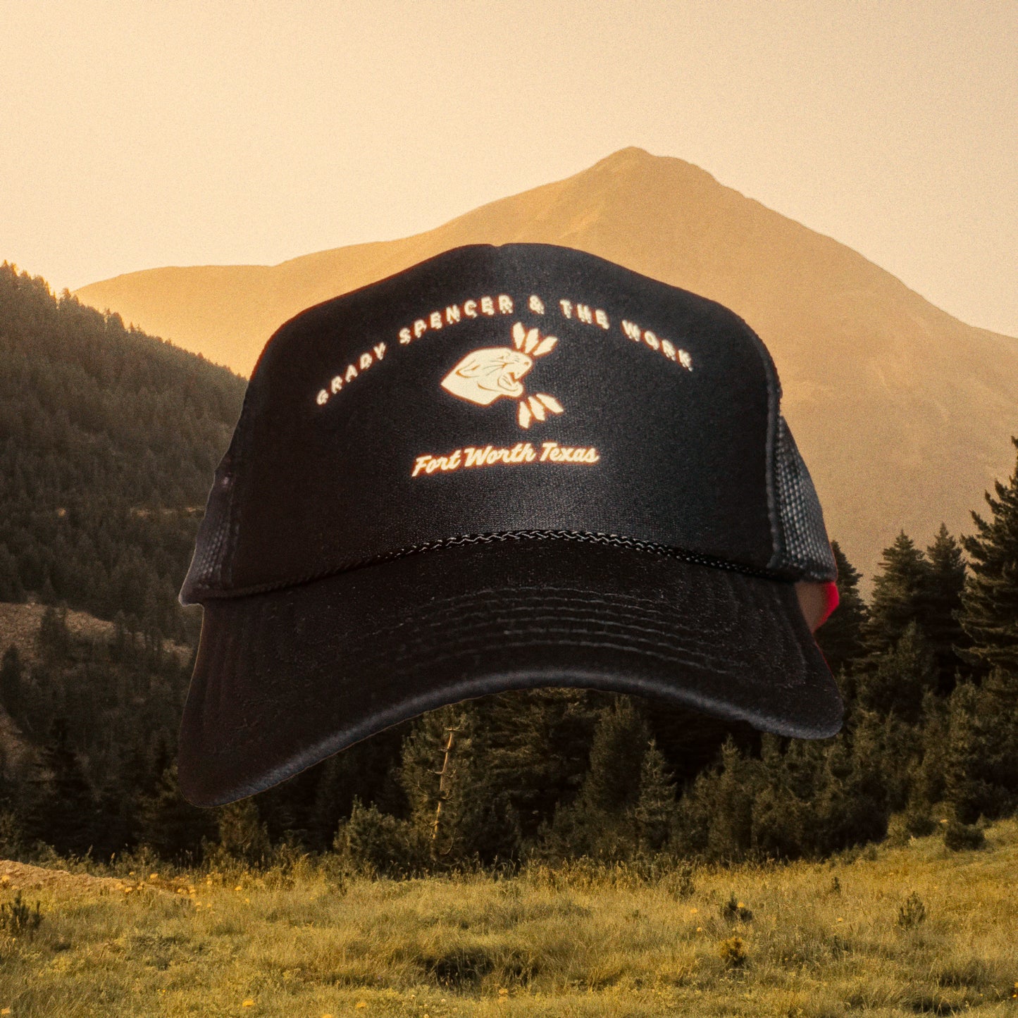 Panther Logo Foam Trucker Hat